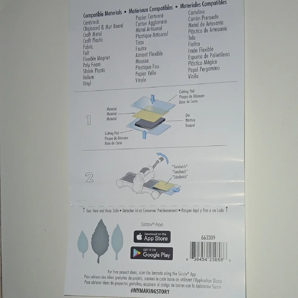 Sizzix Bigz Leaf Die Set - By Emily Tootle - Picture 5 of 11